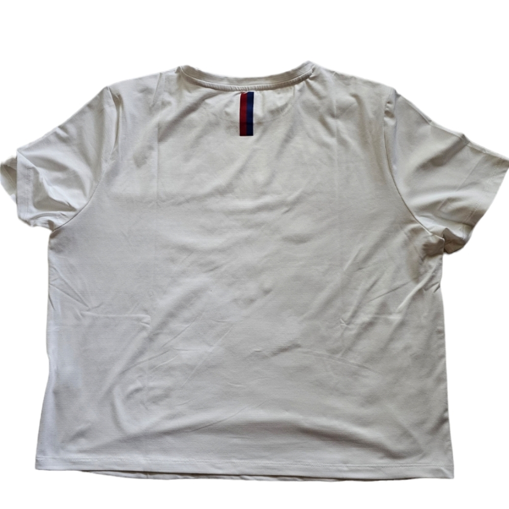 NWT‎ Rhoback Womens Short Sleeve Crop Top Size Large - Picture 2 of 10